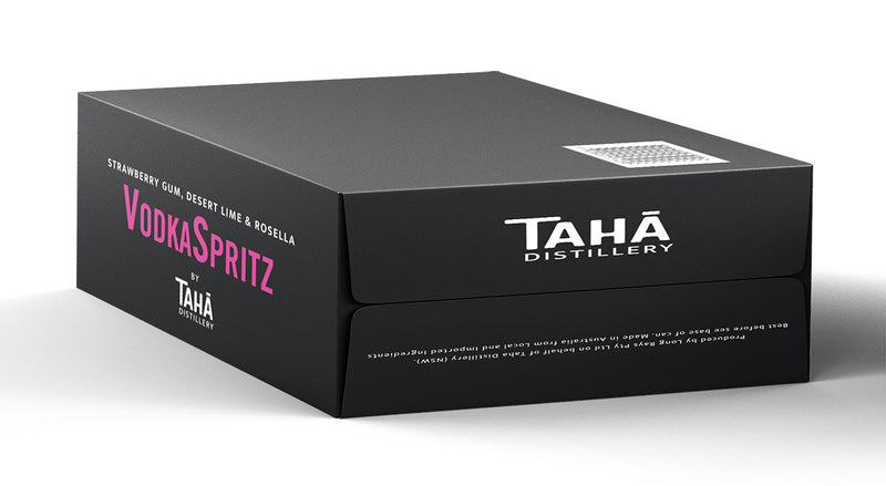 Taha Distillery RTD Vodka and Rosella Soda Spritz- 24 Pack