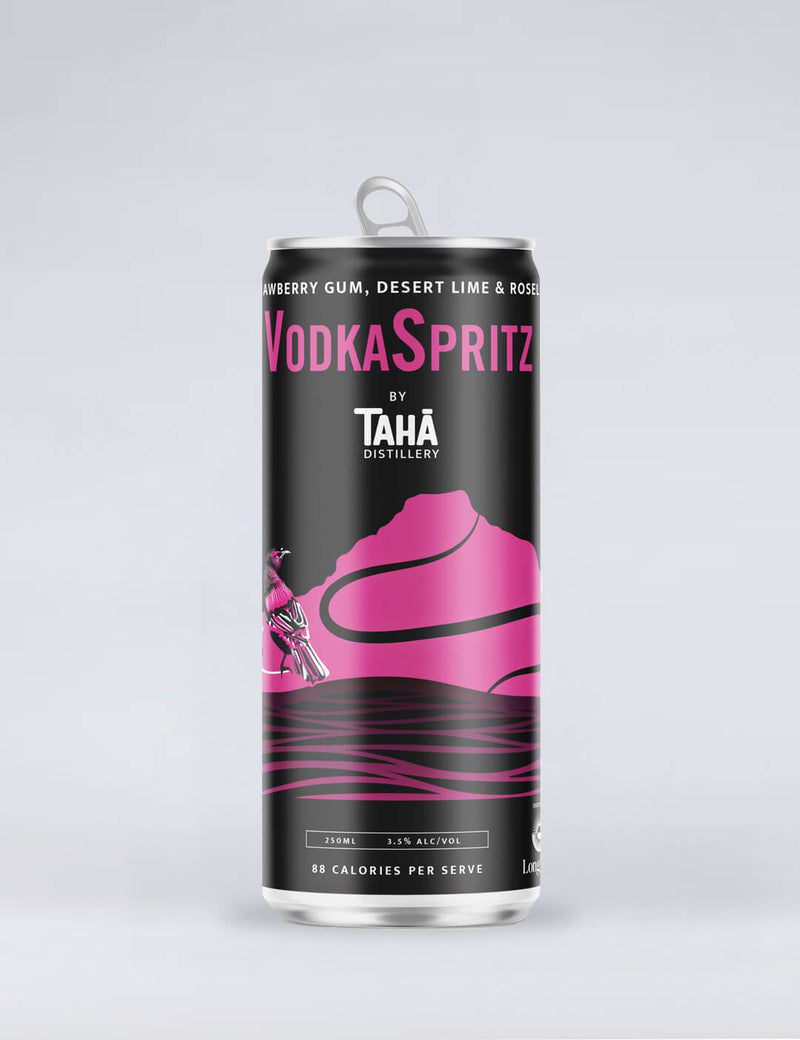 Vodka and Rosella Soda Spritz - 4 Pack Premix Cans